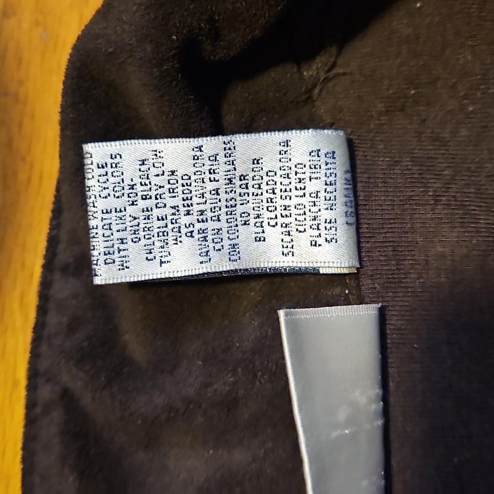 Bill Blass Knit Pullover Velvet Collar Petite Med - Picture 5 of 10